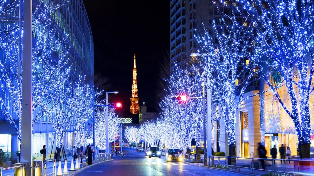 perayaan natal di tokyo